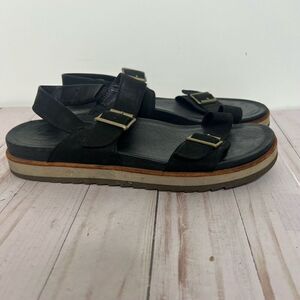Merrell  Juno Buckle Black Ankle Strap Sandals Sz 8